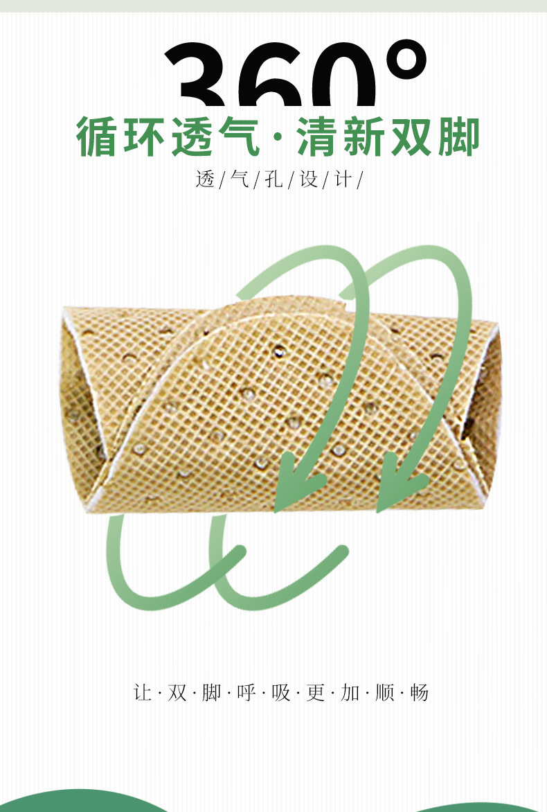 Buyun menta desodorante plantilla para mujeres 1401 sudor-absorbente transpirable suave y cómoda zapatilla verano desodorante plantilla para hombres