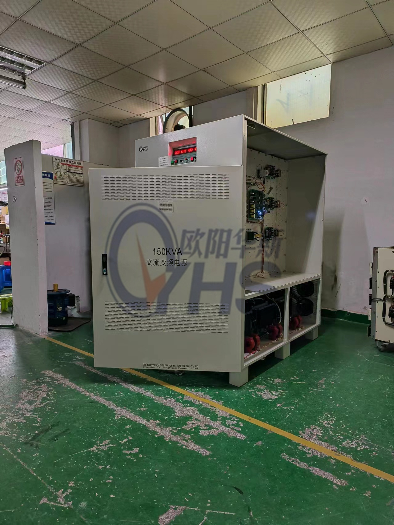 ŷ����˹����150KVA��Ƶ��Դ������ɽ������480V 60HZ�����Կյ�