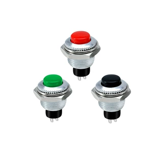 供应德崧D-SWITCH防水型M12mm小型按钮按键开关