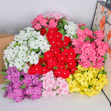 跨境代发 仿真花杜鹃花凤仙花 家居装饰室外庭院围栏盆景假花摄影