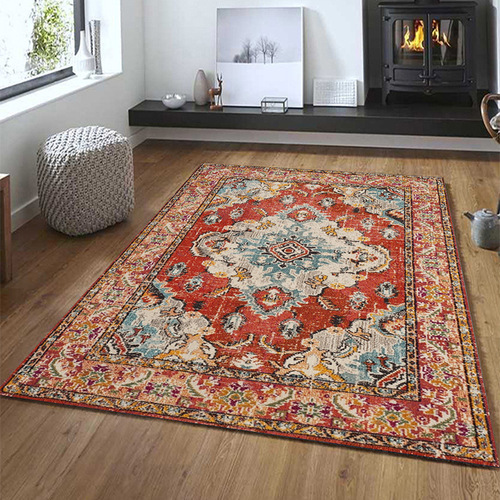 地毯民族风抽象波斯地垫客厅民宿现代茶几毯床边毯家用装饰沙发毯