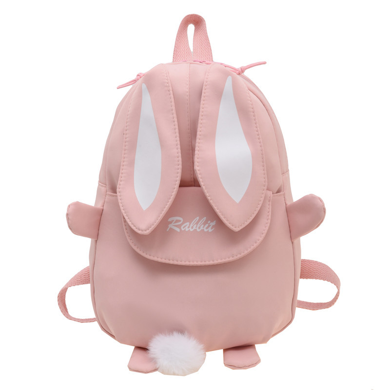 2023 nueva moda de gran capacidad mochila lindo orejas conejo dulce estudiante chica corazón dibujos animados
