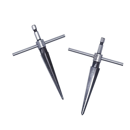 Taper reamer 3-13/5-16mm hexagonal handle electric drill hand taper reamer woodworking cutting tool taper reamer