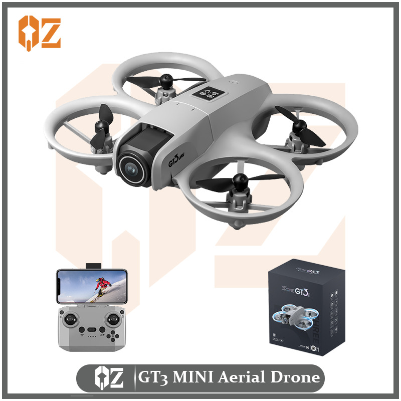 New mini HD Aerial GT3 UAV Full-package Anti-collision Optical Flow Obstacle Avoidance Quadcopter Remote Control Aircraft