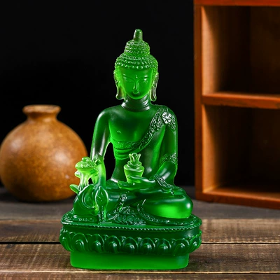 decoration wholesale pharmaceutical – Car ornaments - 125cm-high-medicine-buddha-green