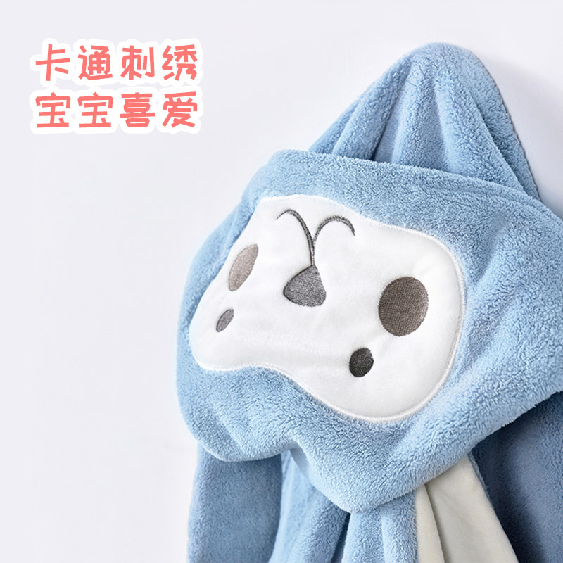 (especial) toallas de baño para bebés, niños con sombrero, bata de baño absorbente, capa de invierno, secado rápido