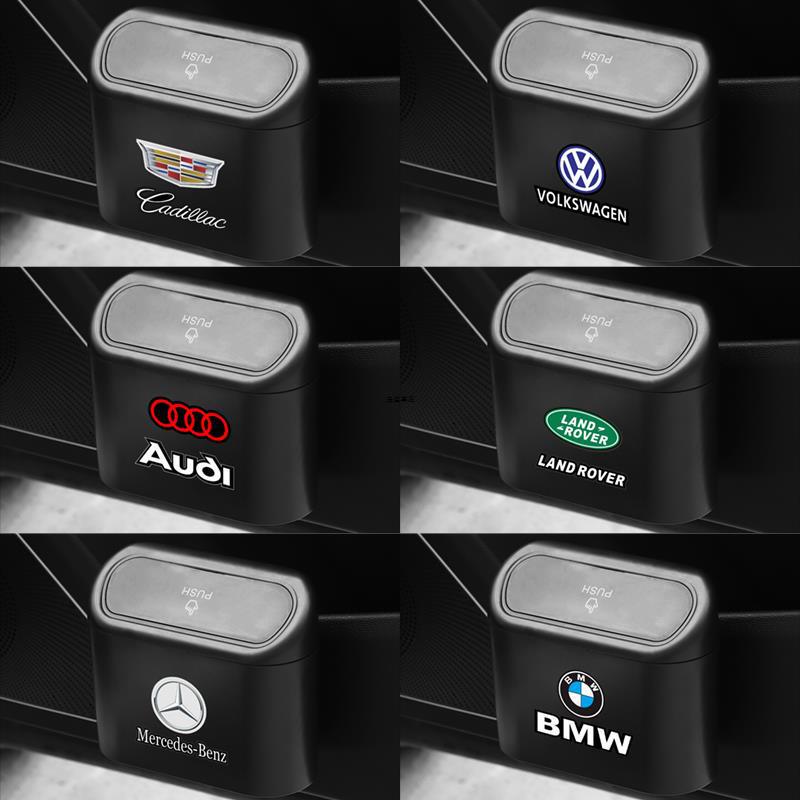 Car Trash Can for Interior Use, Hanging Multifunctional Car Storage Bin for Front and Rear Seats