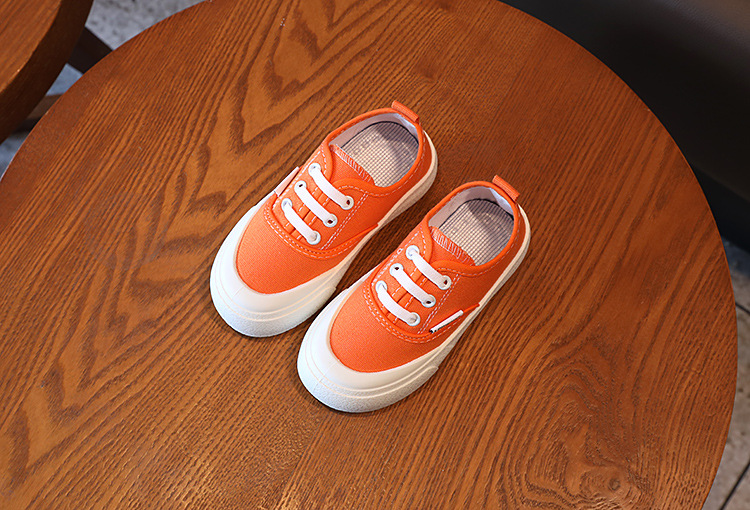 Children's Canvas Sneakers With Leopard Print For Girls_voghion.com