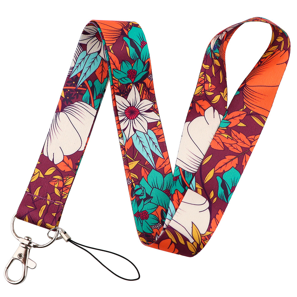 New Style Double-sided Printing Ribbon Accessories Polyester Lanyard display picture 1