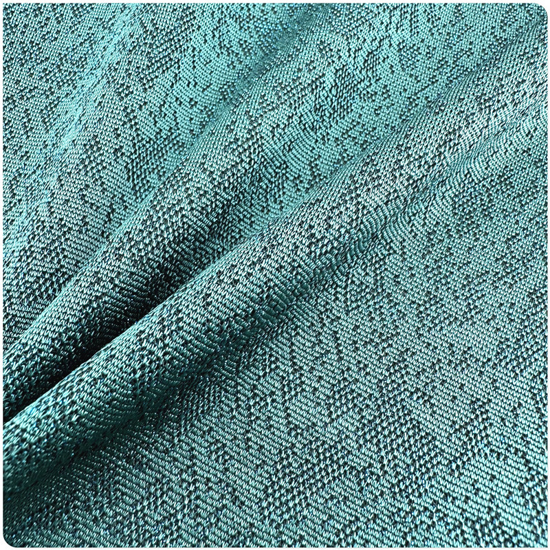 供应145G针织醋酸夹金属丝提花布 提花新中式旗袍上衣连衣裙面料