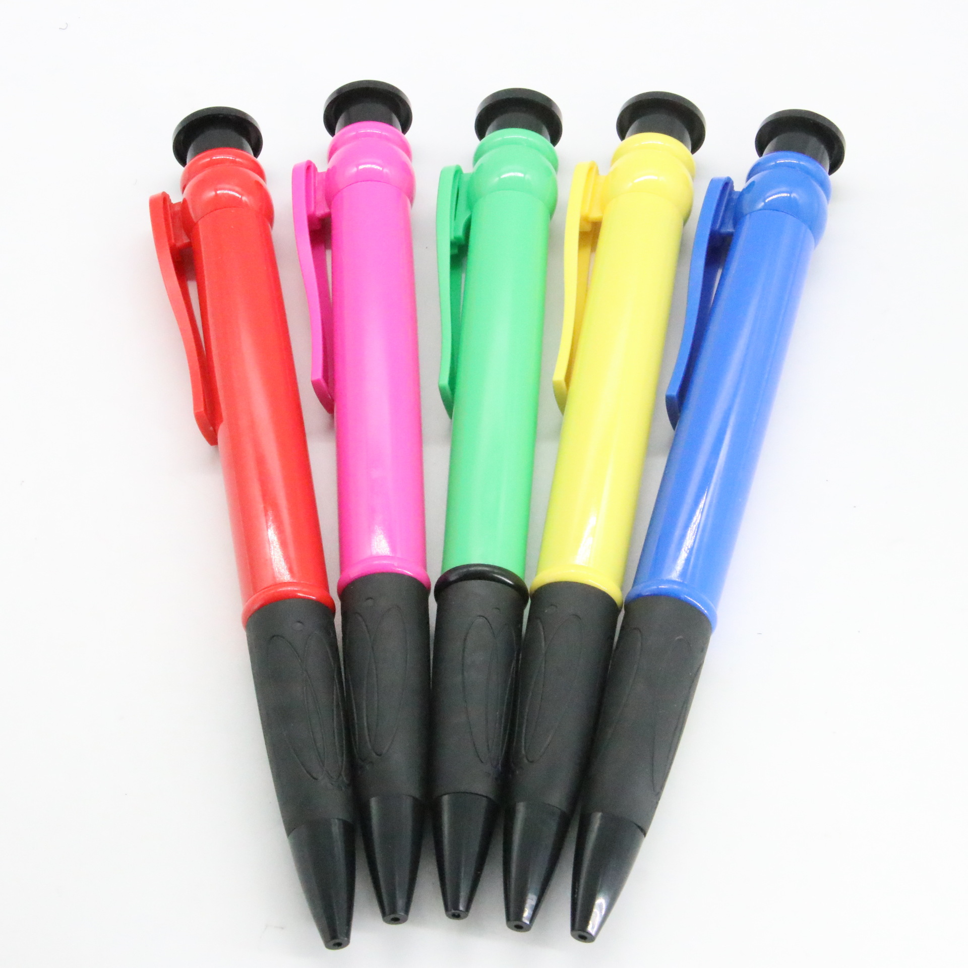 Super gran bolígrafo divertido especial de prensa fábrica al por mayor en stock bolígrafo de plástico color publicidad Pen Press