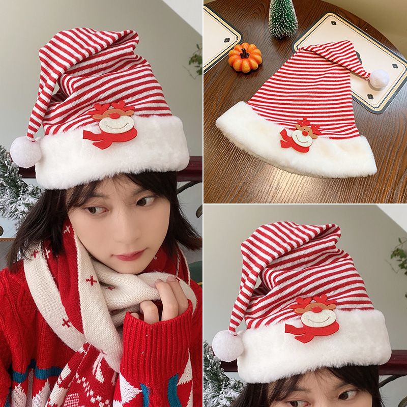 Christmas Basic Classic Style Bow Knot Cloth Family Gathering Party Festival Christmas Hat display picture 2