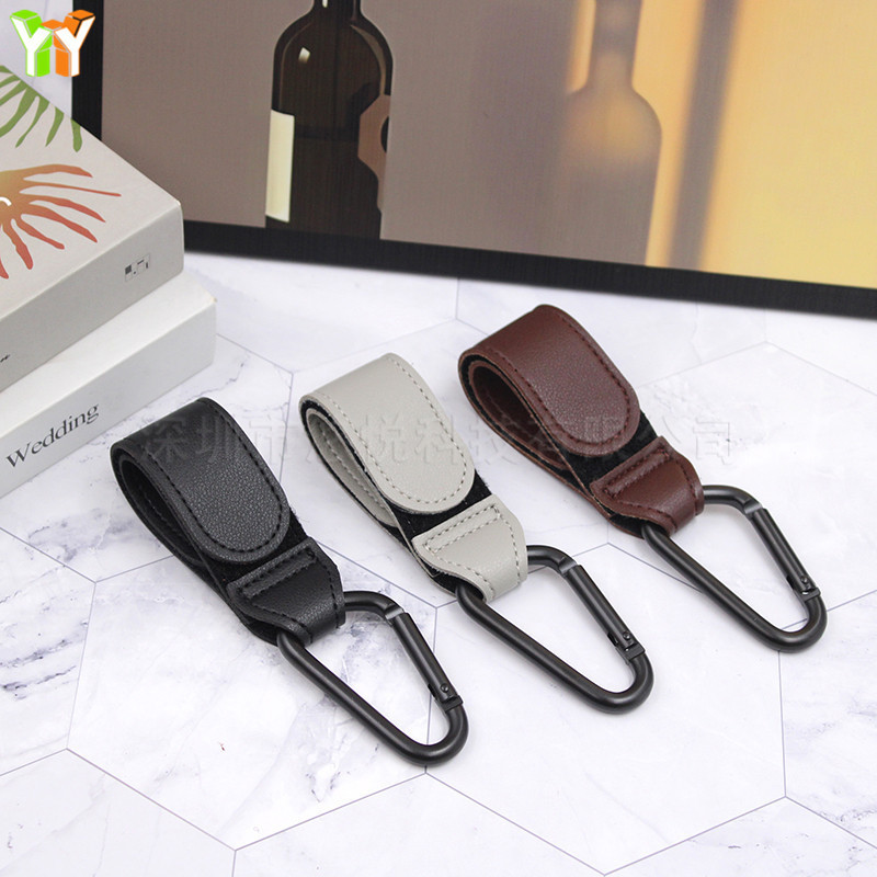 Spot Japanese and Korean Baby Stroller Leather Hook Velcro Electric Car Hook Baby Stroller Hook