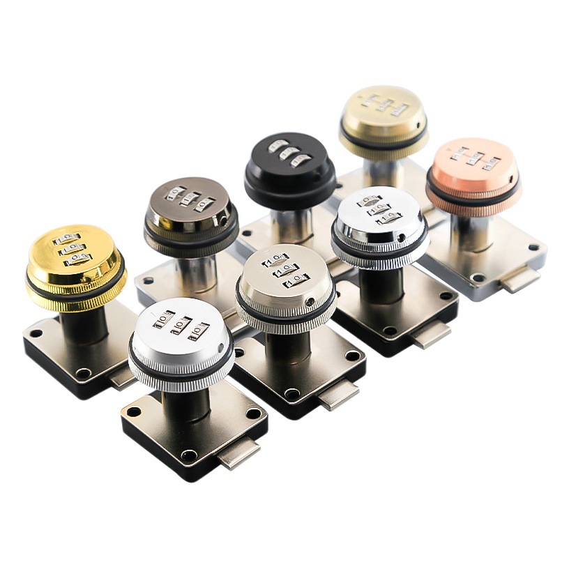 Cerradura de contraseña de lengüeta de cajón antirrobo Cerradura de contraseña mecánica Cerradura de oficina Cerradura de contraseña digital del cajón del archivador