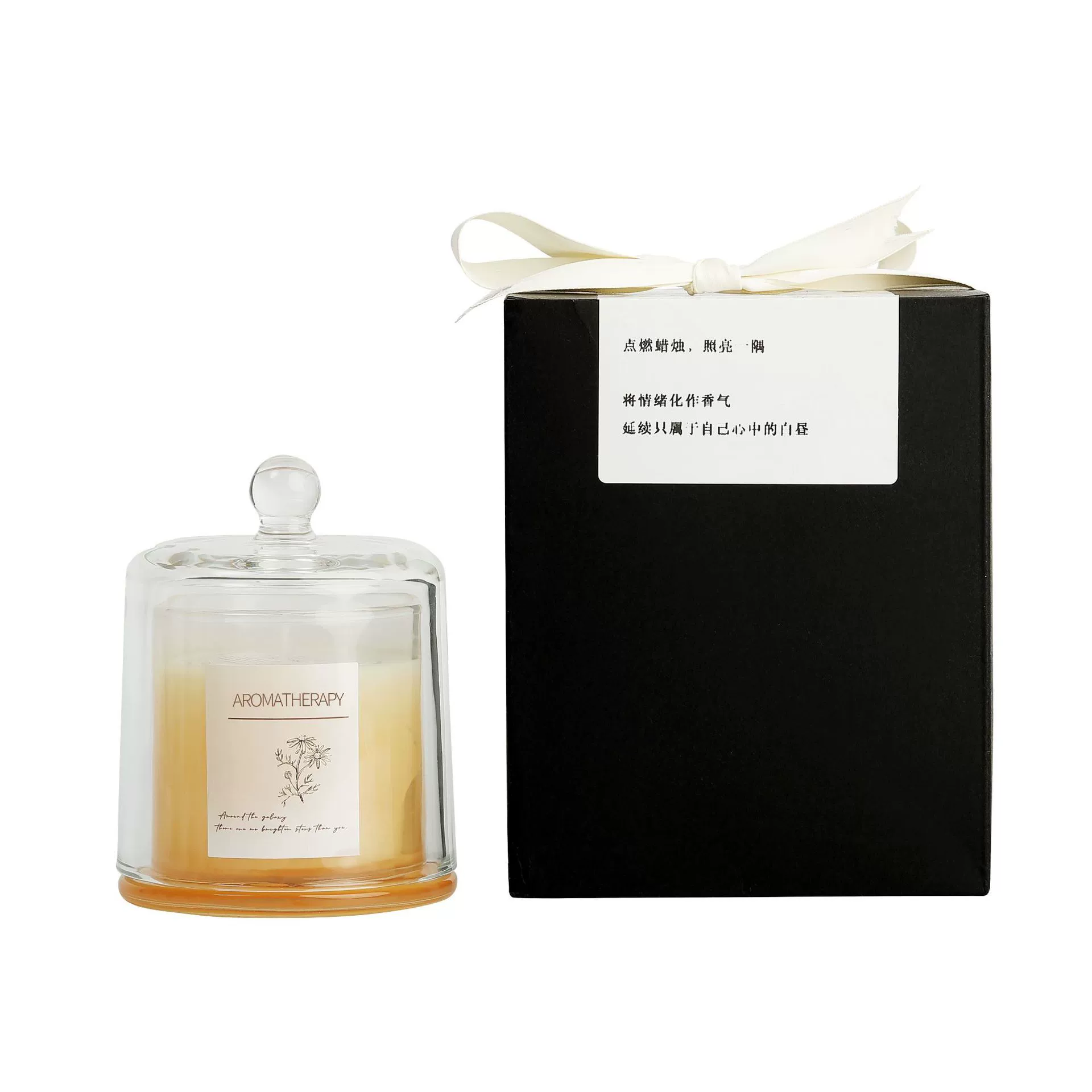 Aromatherapy, glass perfumed candle, DIY