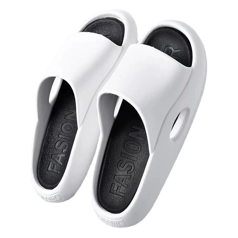 Мужские тапочки для летней верхней одежды, простые и модные домашние нескользящие тапочки в корейском стиле, мужские тапочки для пар в ванной