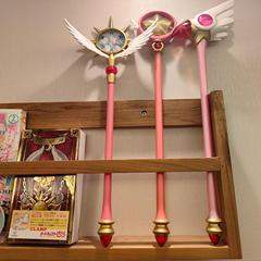 百变小樱魔法棒手办少女樱cosplay鸟头之杖星星梦之杖樱伸缩手杖m