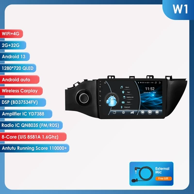 K2 Car Mp5 Radio — DVD Navigation - 232g-wifi4glte-version-8581a-carplay-eight-core-9inch-suitable-for-17-19-kia-k2