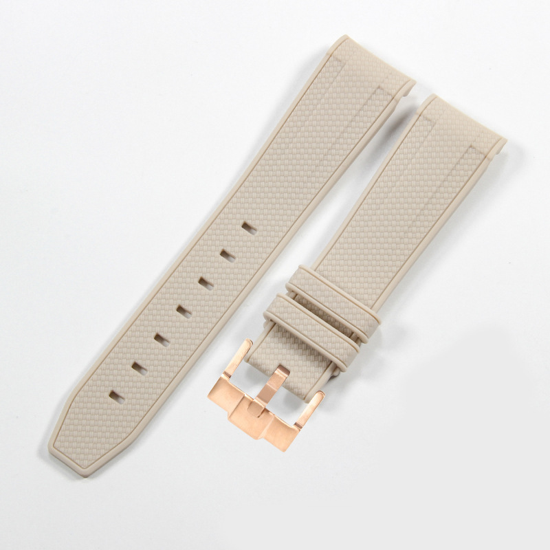 베이지 로즈 골드 버클