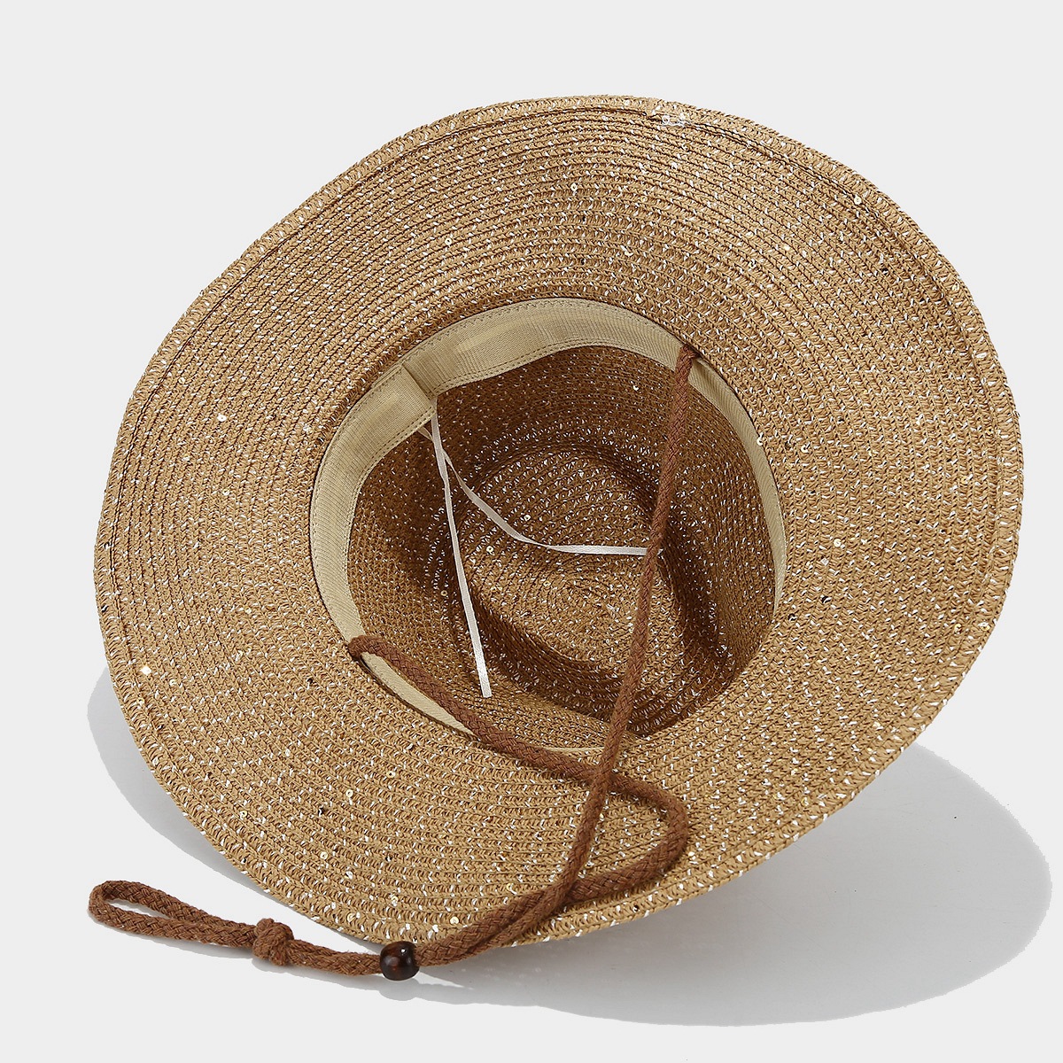 Elegant, Classic Style Style Women's Elegant Classic Style Solid Color Curved Eaves Straw Hat