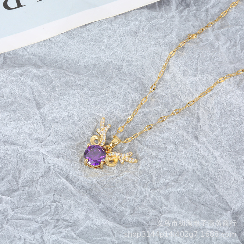 Fashionable universal necklace stainless steel