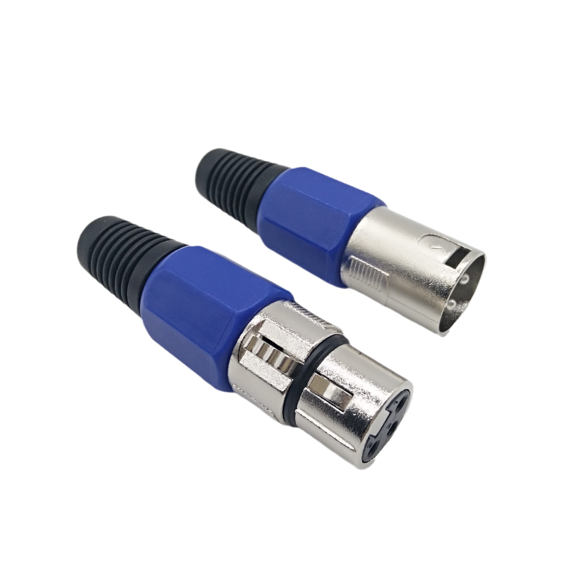 瑞士卡侬头 XLR 3P 音频母头 XLR话筒插头 XLR麦克风音频插头镀镍