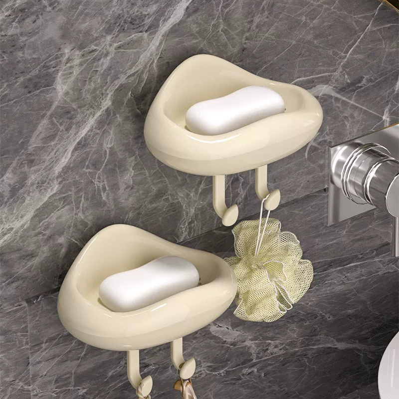 Cream soap holder for home use, drying rack, storage system