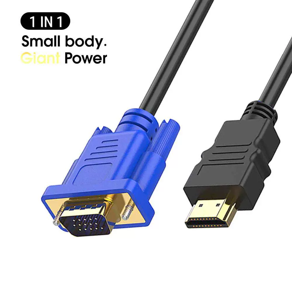 HDMI на VGA 1080P конверсионная линия HDMI на VGA соединение линия HDMI на VGA 1.8 метров версия 1.4