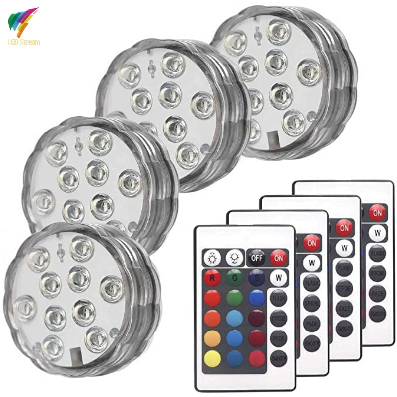 Подводный свет LED, плавящееся светодиодное освещение для ванной RGB цветное, светильник-тыква аквариум водонепроницаемая лампа для аквариума