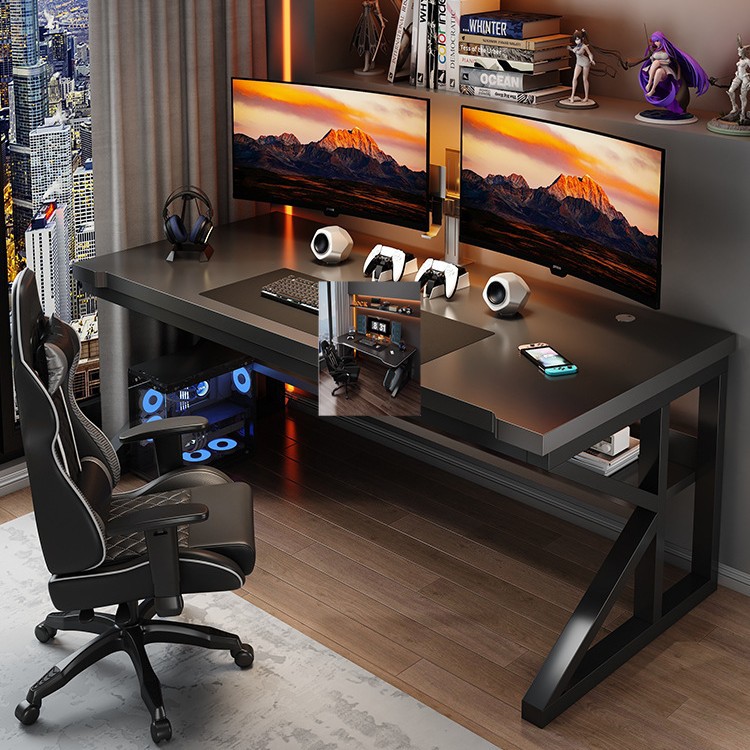 Mesa de computadora, mesa y silla de deportes electrónicos, mesa combinada para estudiantes, mesa de estudio doméstica, mesa de dormitorio, mesa de oficina, mesa simple