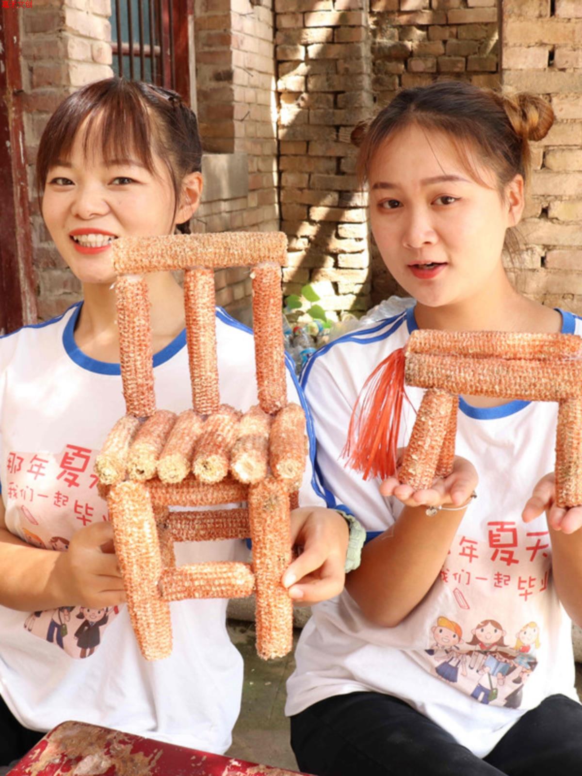 Kindergarten Natural Material Construction Area Low Structure Material Art Area Hand-Built Corn Cob Core Toys