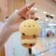 New cute little bee plush doll doll key chain pendant four inch doll machine plush toy wholesale