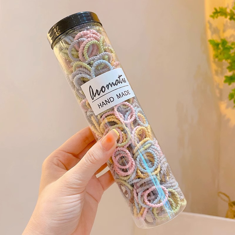 La banda de goma de la banda del pelo del bebé del verano de los niños tamaño pequeño del pelo no daña el pelo banda de goma elástica cuerda del pelo de las muchachas accesorios del pelo