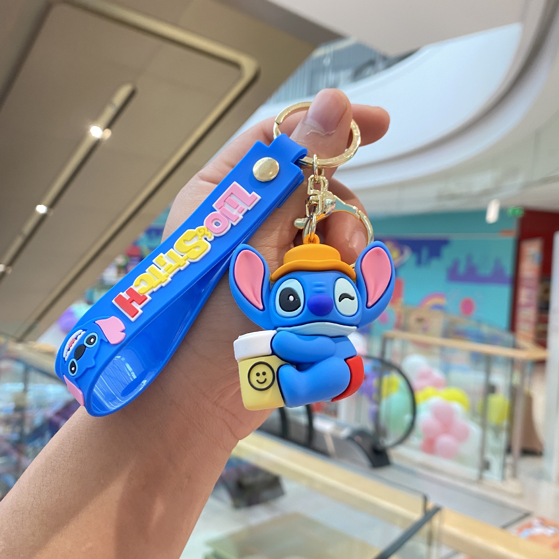 Cruz-frontera puntada llavero lindo puntada muñeca bolsa colgante coche muñeca máquina pequeño regalo al por mayor