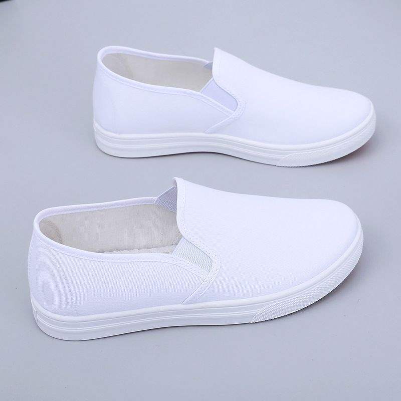 Nurse Shoes for Women, White Flat Non-Slip Casual Shoes, Lightweight and Comfortable Beauty Shoes, Small White Shoes, Single Shoes, Old Northern Cloth Shoes Nurse Shoes for Women, White Flat Non-Slip Casual Shoes, Lightweight and Comfortable Beauty Shoes, Small White Shoes, Single Shoes, Old Northern Cloth Shoes