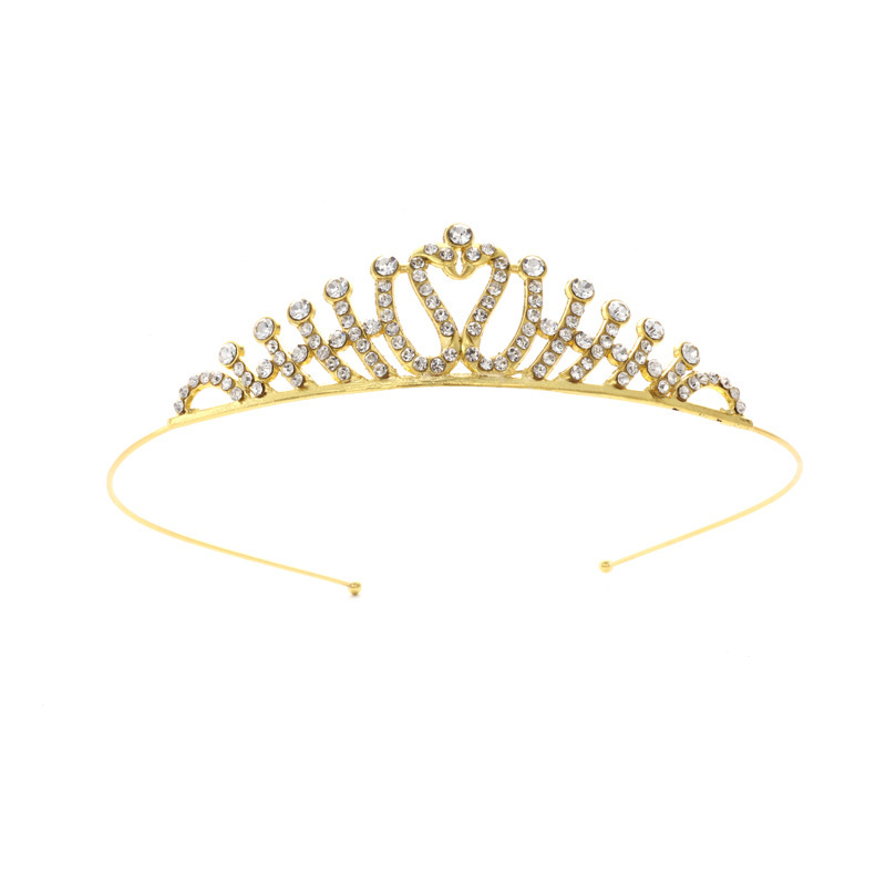 Diadema con Corona de Princesa Infantil de Metal Galvanizado para Cumpleaños y Fiestas image 72
