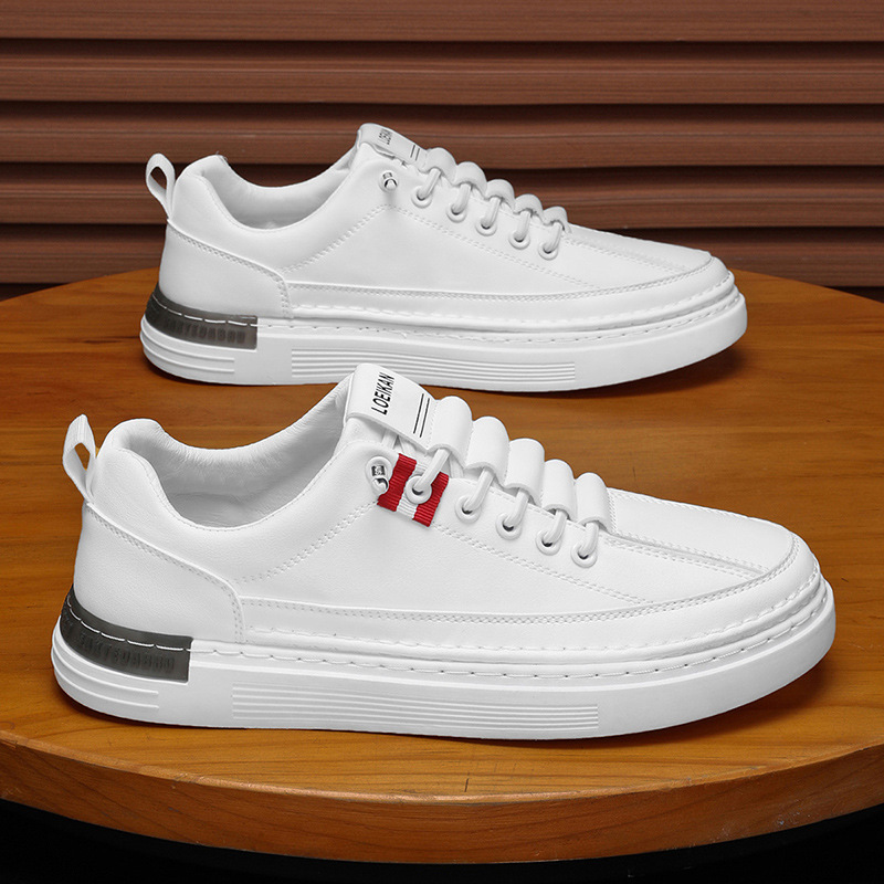 Zapatillas de deporte de gran tamaño, primavera de 2025, nuevos zapatos de hombre, zapatillas de deporte casuales de todo fósforo, zapatos blancos para hombre, zapatos de negocios, comercio exterior