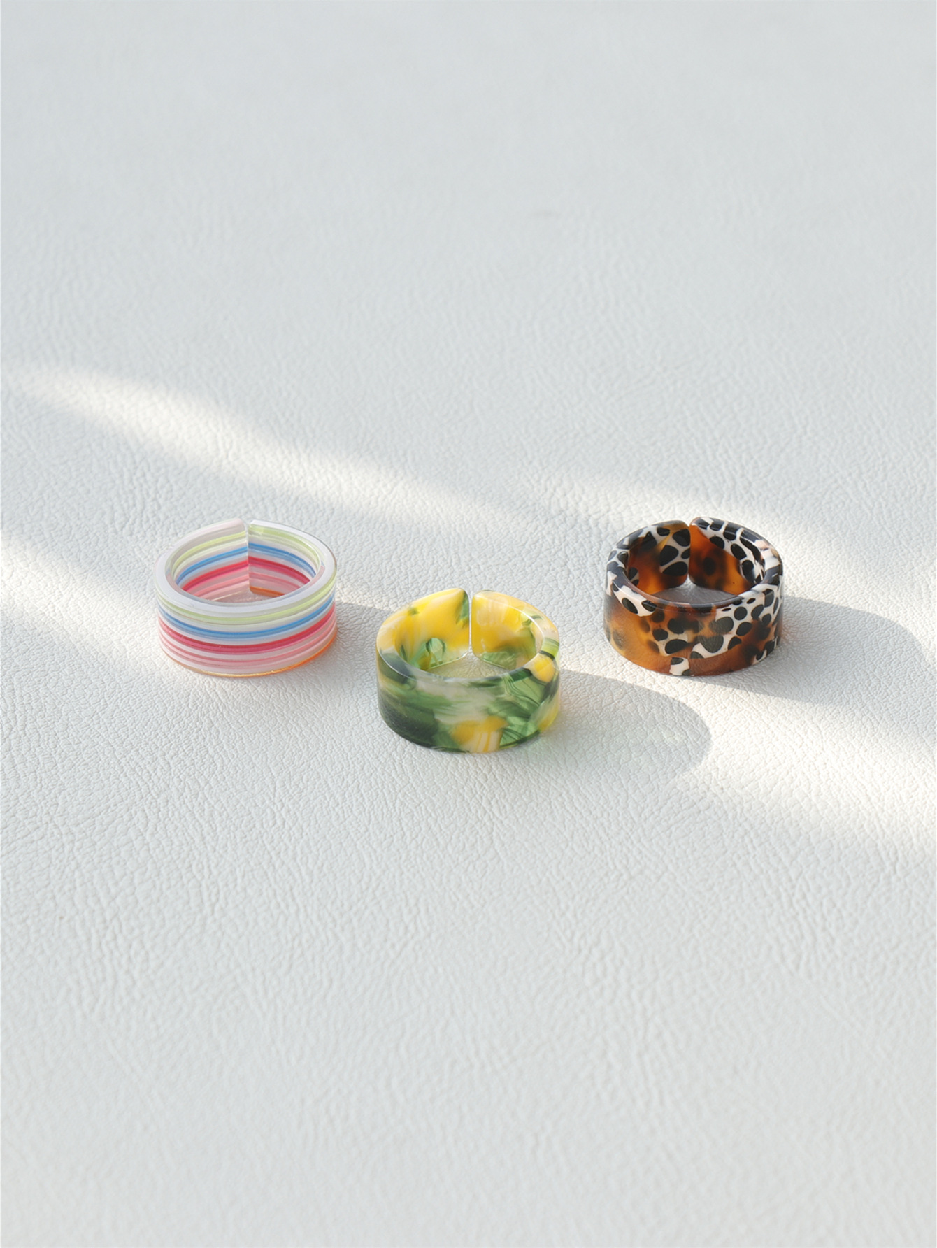 Open Ring Classification 1 Set Fashion Geometric Resin Women's Open Ring
