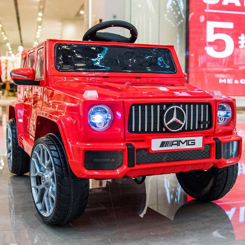 Vehículo eléctrico para niños Mercedes-Benz Big G, vehículo de control remoto, vehículo todoterreno de cuatro ruedas, cochecito de oscilación de cuatro ruedas para niños