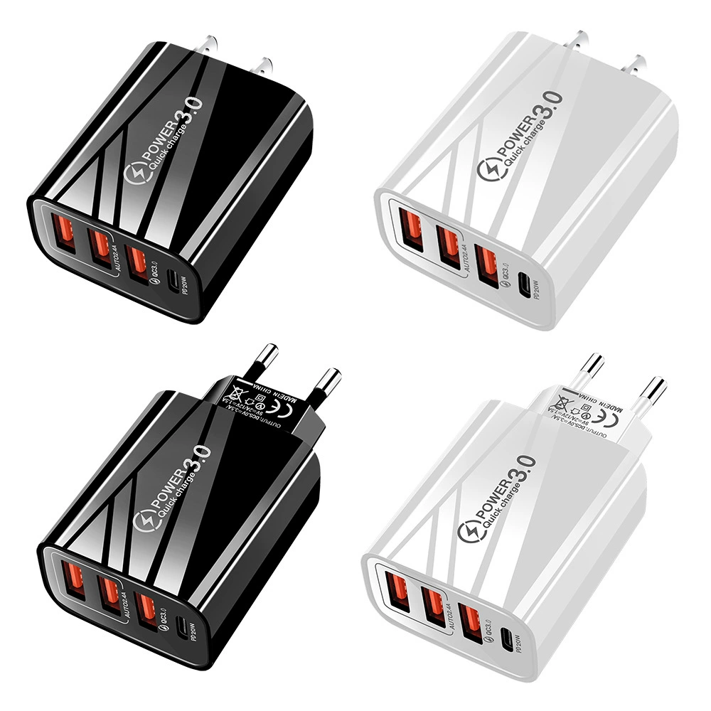 Мультиточечный USB+Typec зарядное устройство, многофункциональные стержни подходят для Apple, Android, Huawei, General Pores