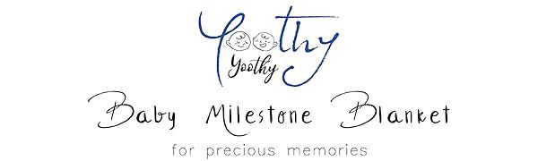 yoothy baby milestone blanket