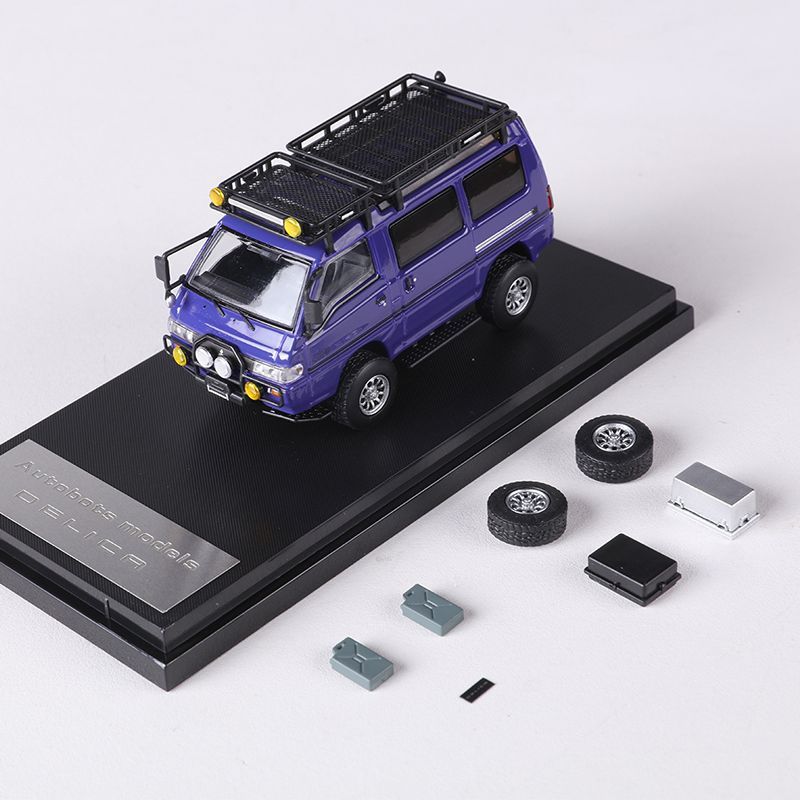 오토봇 1:64 DELICA DELICA 수정 합금 자동차 모델 컬렉션 장식품