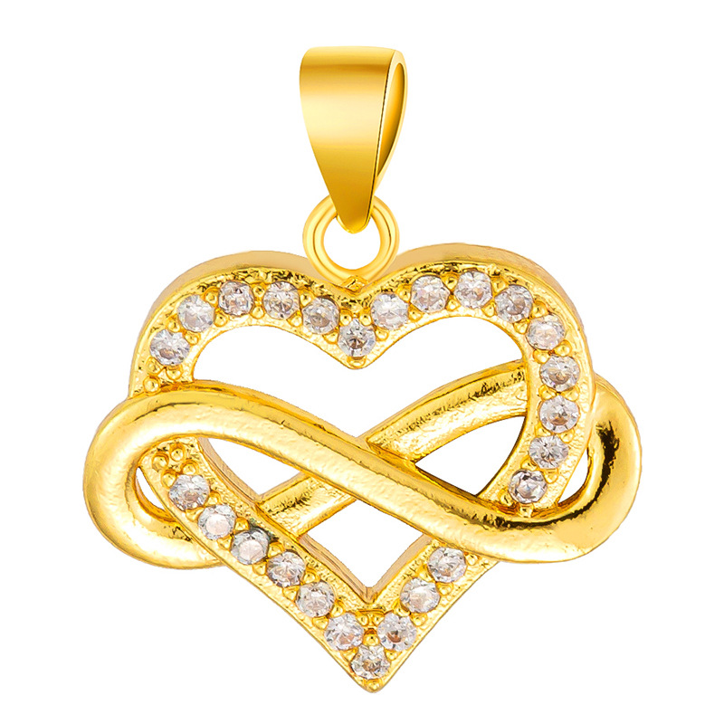 Colgante de cobre micro incrustado Gufasha oro goteo de aceite perlas de transferencia DiDi con perlas de acessorios de perlas huecas fábrica de perlas al por mayor