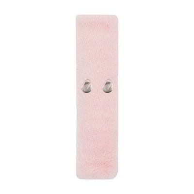 Removable Doll Decoration Kidsren's Car | Seat belt shoulder pad - rabbit-fur-powder-with-holes
