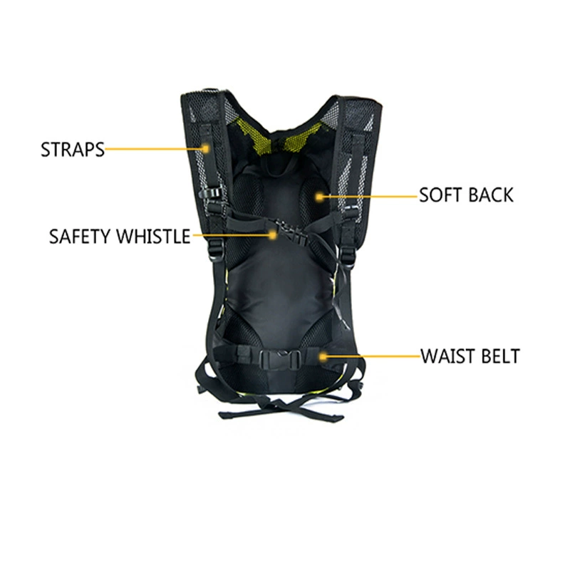 Remote control LED light -emitting backpack Lighting bag turning light backpack security warning riding backpack direct sales spot