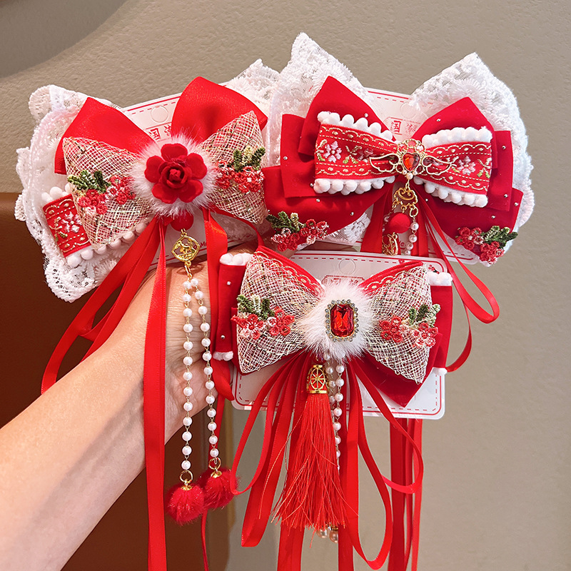 Children's hairgrip with bow