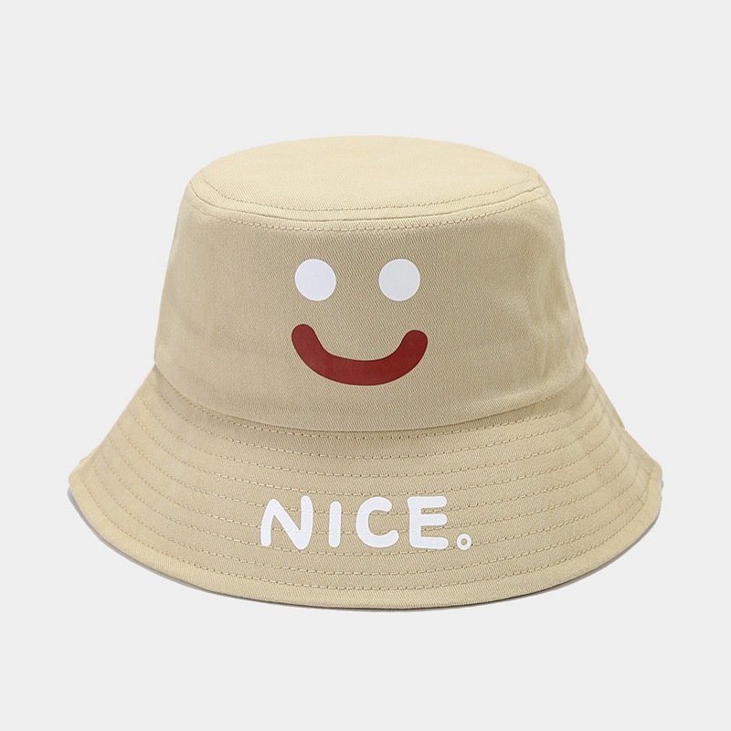 Estilo japonés artístico fresco sonriente carta sombrero de pescador mujer estilo coreano lindo estudiante pareja protección solar sol sombra cuenca sombrero