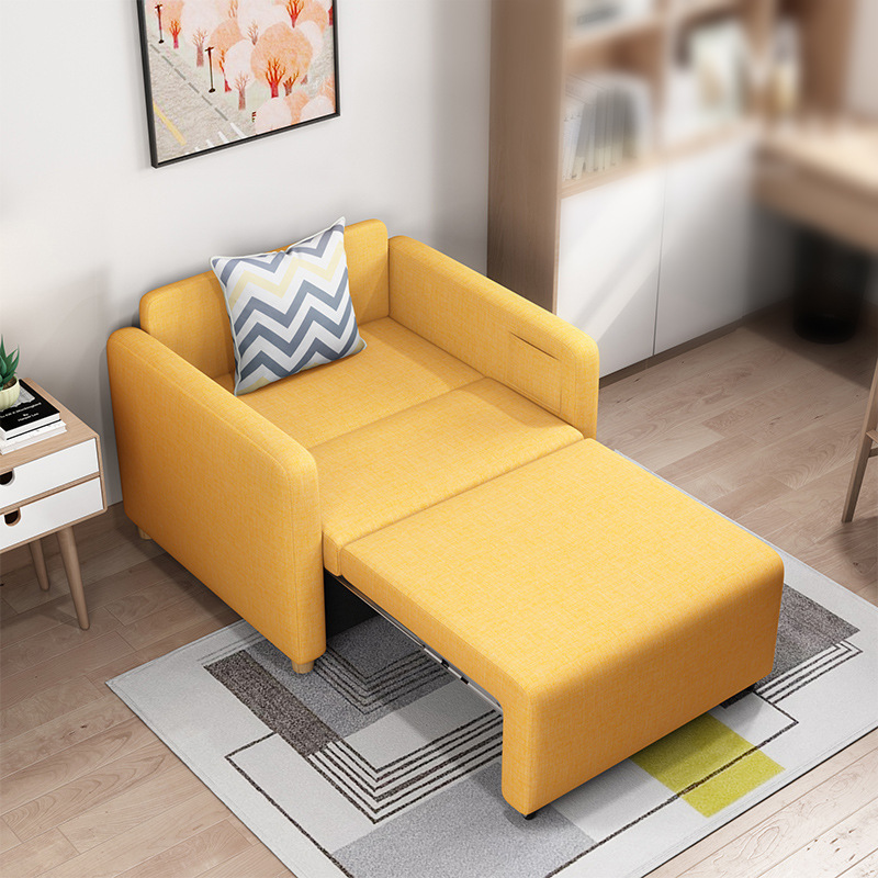 Sofá cama de una sola persona plegable pequeño estudio de la oficina almuerzo sofá silla multifunción sofá cama