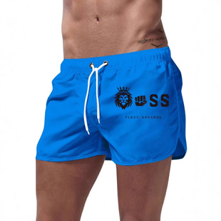Cross-Border Summer Three-Point Beach Pants for Men and Women, Quick-Drying Swimming Trunks, Jogging Sports Beach Casual Shorts for Men and Women
