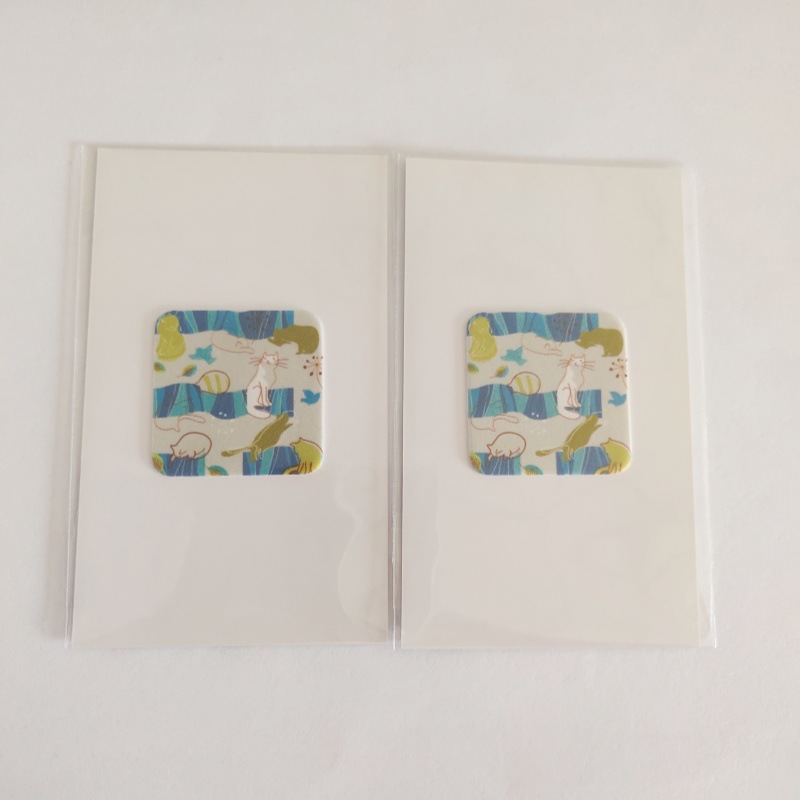 Mobile phone, tablet, camera lens, screen dust removal sticker/customized advertising screen cleaning cloth sticker